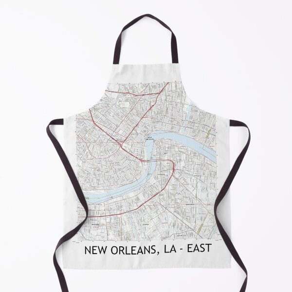 Item preview, NEW ORLEANS, LA - EAST Topographical Map Clean designed and sold by PGHPhotoCo.