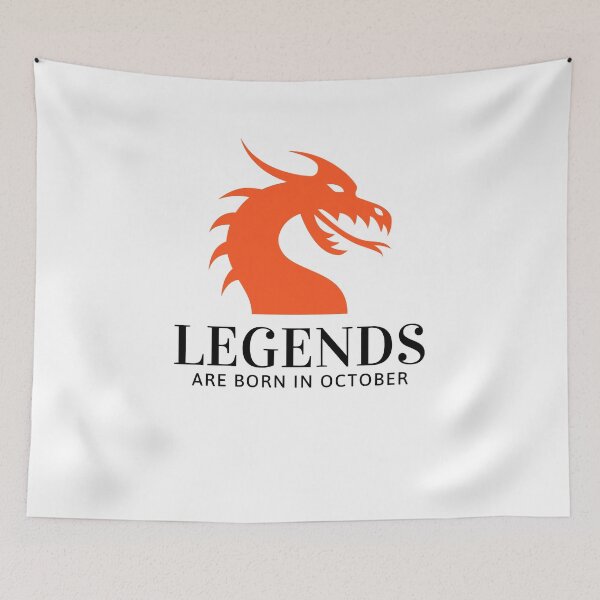 Item preview, Legends are born in October designed and sold by ShopSpot.