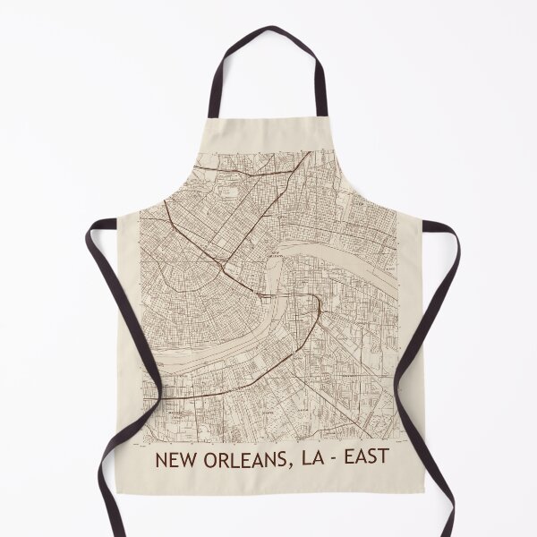 Item preview, NEW ORLEANS, LA - EAST Topographical Map Vintage designed and sold by PGHPhotoCo.