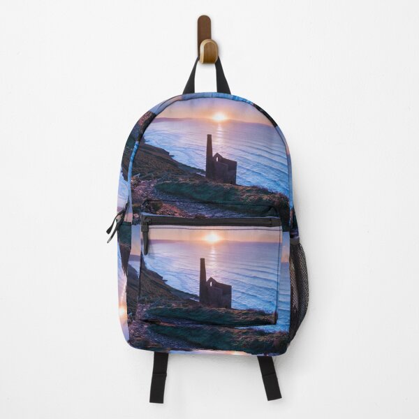 Item preview, Sunset At Towanroath Engine House Wheal Coates designed and sold by Terri Waters Photography & Design.