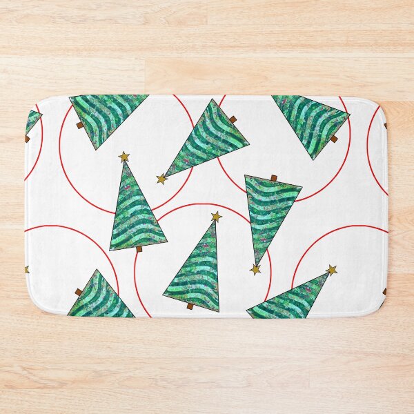 Item preview, Xmas Tree Pattern with Circles designed and sold by Heatherian.