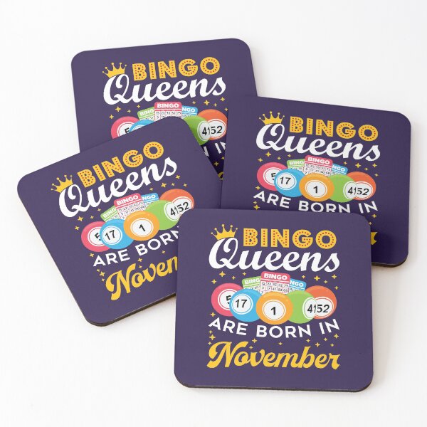 Item preview, Bingo Queens Are Born in November designed and sold by jaygo.