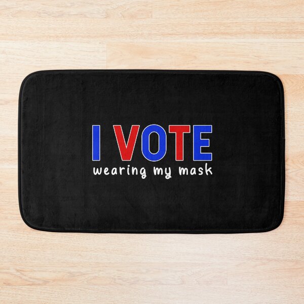 Item preview, I vote - wearing my mask designed and sold by FunSilly.