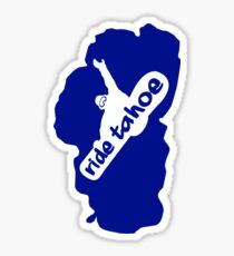 Ride Lake Tahoe (snowboarder) Sticker