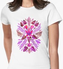 Tropical Symmetry – Magenta Women's Fitted T-Shirt
