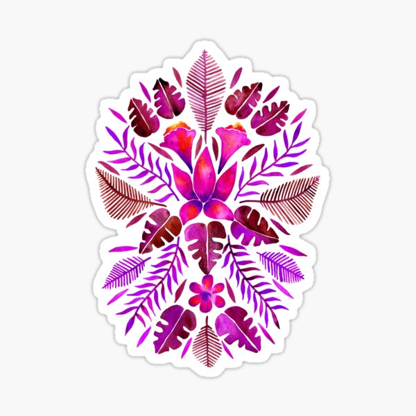 Item preview, Tropical Symmetry – Magenta designed and sold by Cat Coquillette.