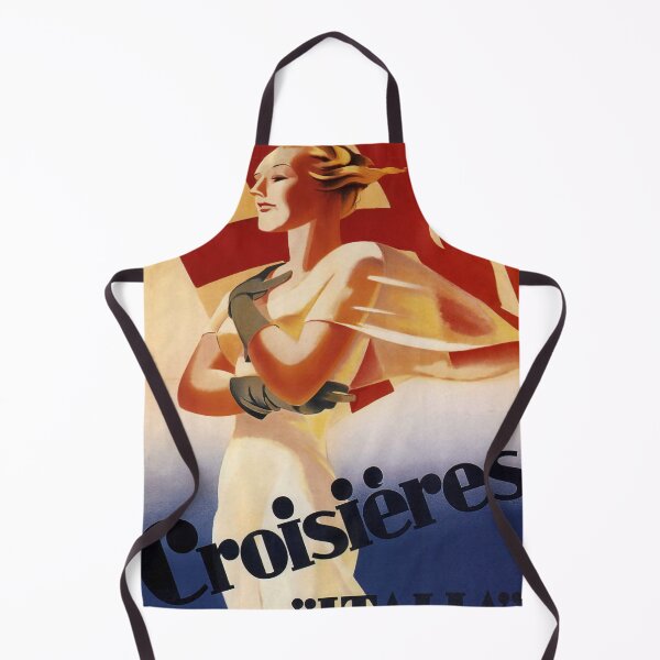 Artikelvorschau, Croisieres Italia retro poster entworfen und verkauft von CorasPosters.