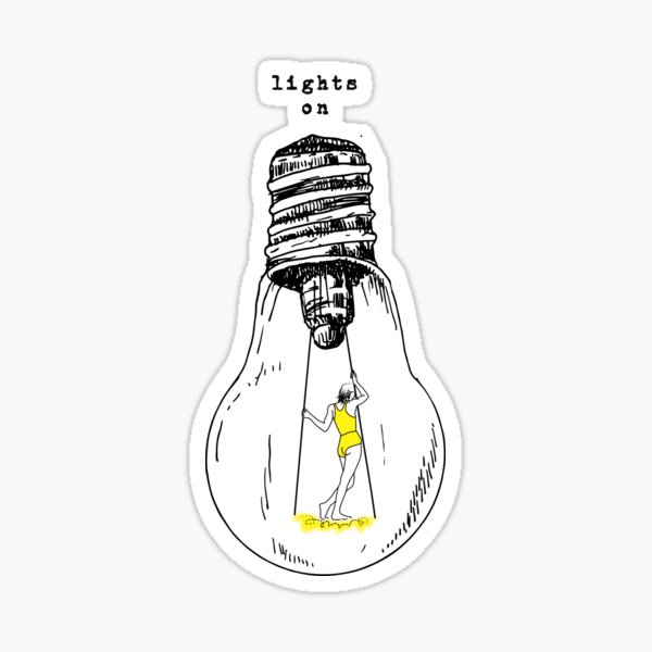 LIghts ON Sticker