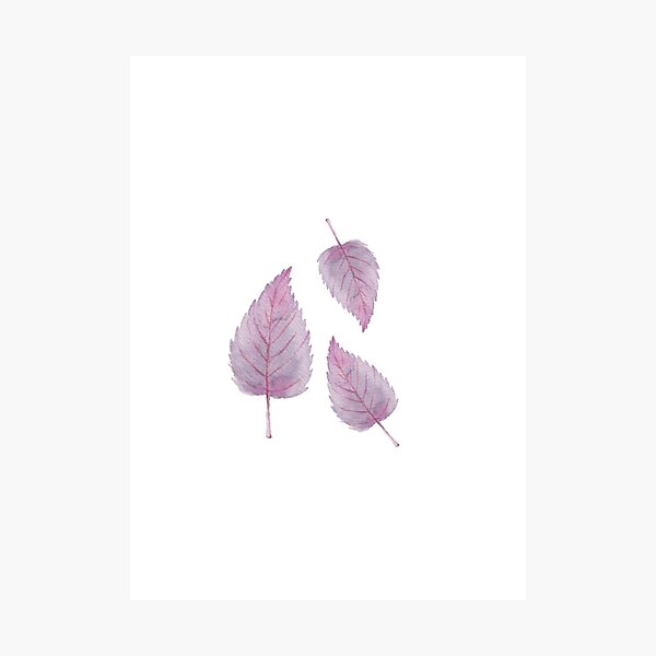 Item preview, Purple fall leaves designed and sold by Sershni.