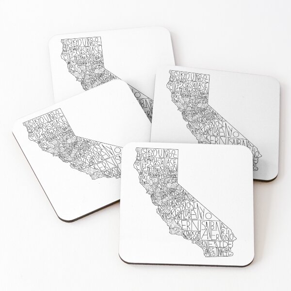 Item preview, California state outline designed and sold by mollymarinara.