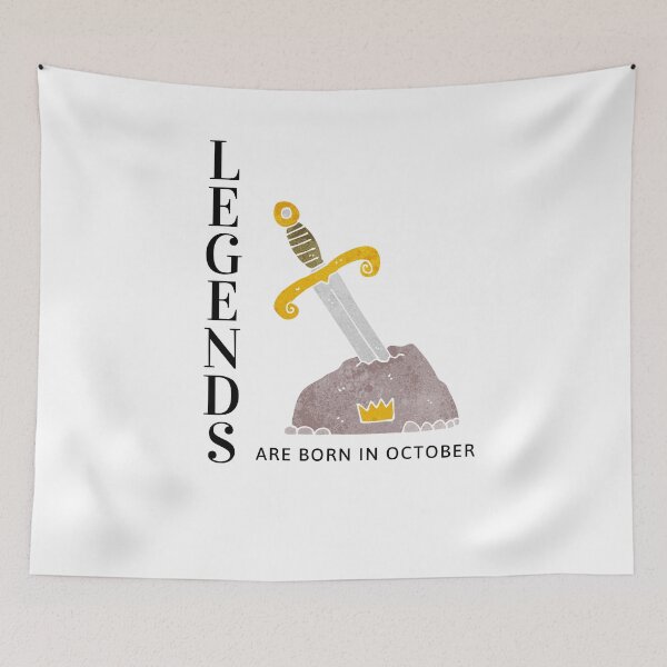 Item preview, Legends are born in October designed and sold by ShopSpot.