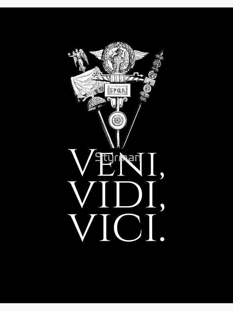 VENI VIDI VICI ROMAN EMPIRE | Art Board Print