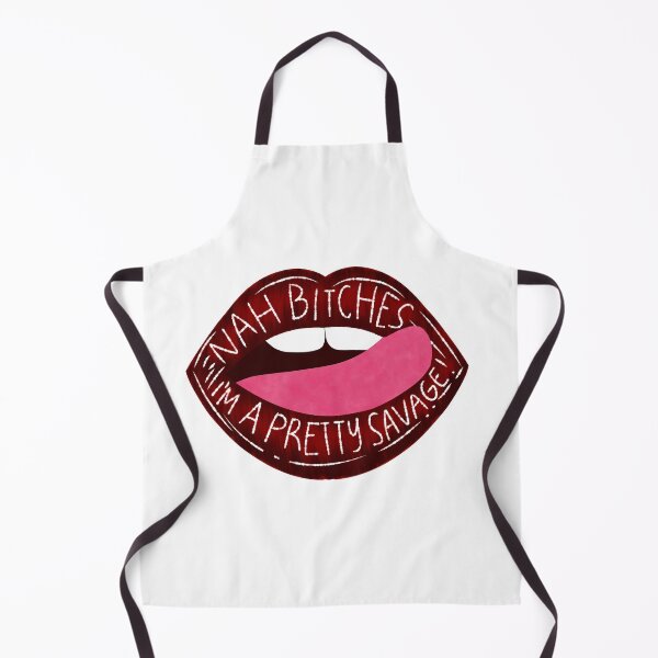 Item preview, I'm A Pretty Savage Sassy Lip Quote designed and sold by crizzysketch.