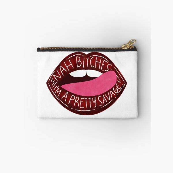Item preview, I'm A Pretty Savage Sassy Lip Quote designed and sold by crizzysketch.