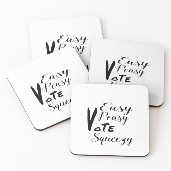 Item preview, Easy peasy '"just vote" Squeezy designed and sold by 0umStore.