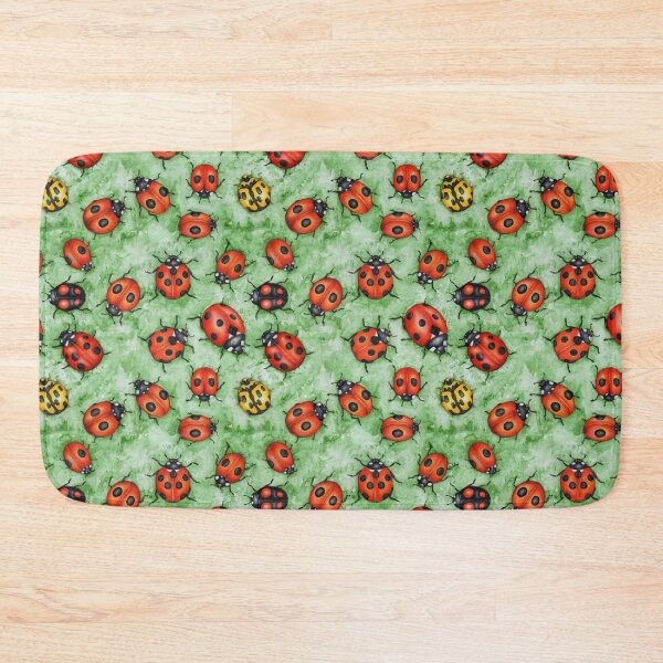 Item preview, Ladybirds on Green designed and sold by Katy Jones.