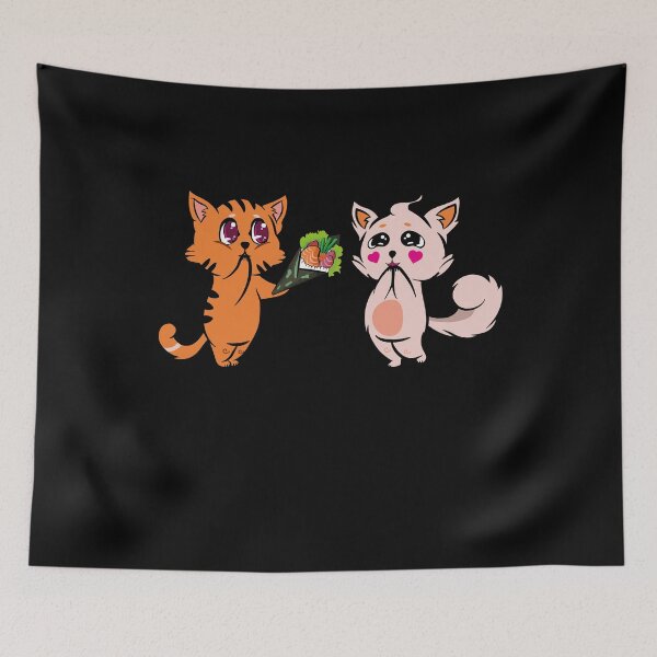 Item preview, Kawaii Cat Temaki Sushi Neko Girl Gift designed and sold by Basti09.