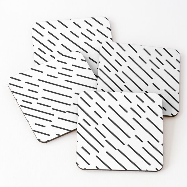 Item preview, Black & White Line Pattern designed and sold by catehettinger.