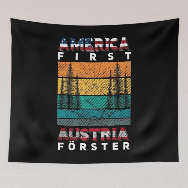 Item preview, Retro America First Austria Forester Austrian gift designed and sold by 2blackcherries.