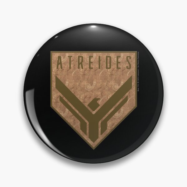 Item preview, Dune - House Atreides Badge (Dark Pattern) - designed and sold by Printerially.