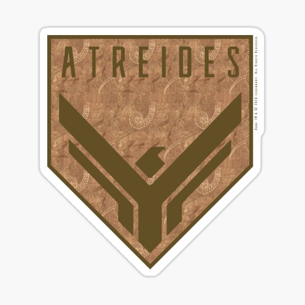 Item preview, Dune - House Atreides Badge (Dark Pattern) - designed and sold by Printerially.