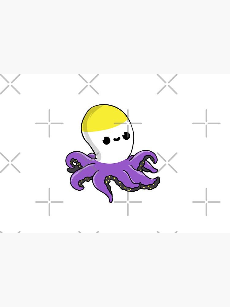 Nonbinary Octopus Nonbinary Pride by queerappear