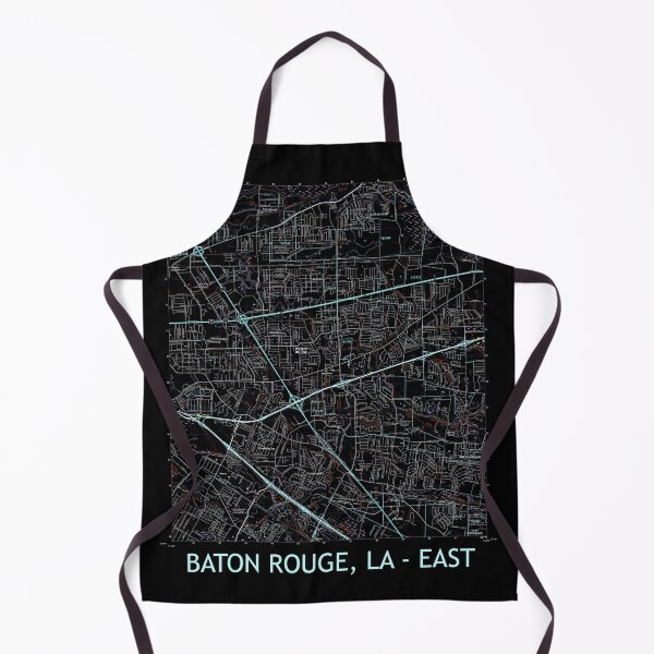 Item preview, Baton Rouge, LA - EAST Topographical Map Dark designed and sold by PGHPhotoCo.