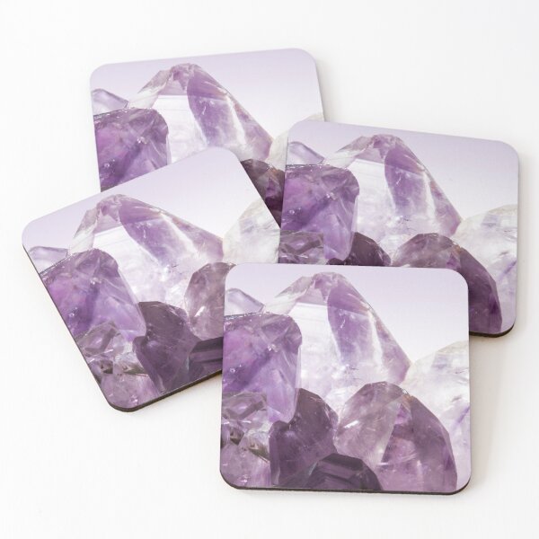 Item preview, Amethyst stone gemstone violet crystal quartz purple peace infinity chakra decoration beauty mediation relaxing designed and sold by DOM-Shop.
