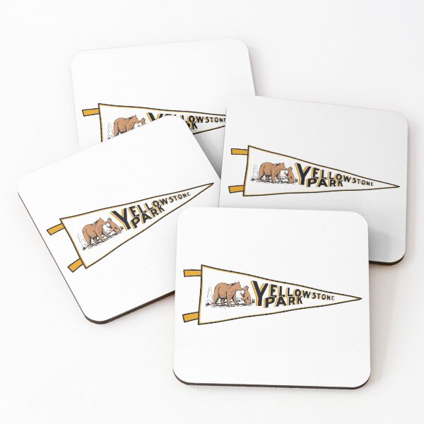 Item preview, Yellowstone National Park Pennant designed and sold by Decal Mania.