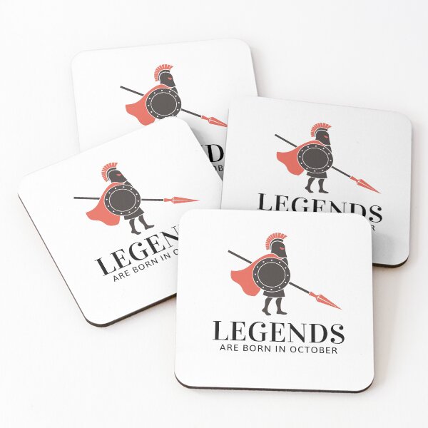 Item preview, Legends are born in october  designed and sold by ShopSpot.