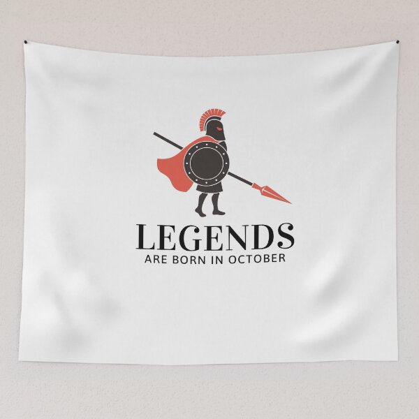 Item preview, Legends are born in october  designed and sold by ShopSpot.
