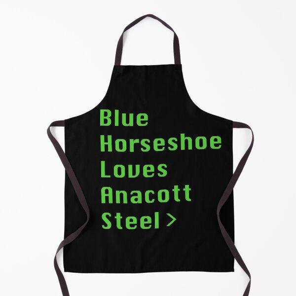 Item preview, Blue Horseshoe Loves Anacott Steel designed and sold by shopismo.