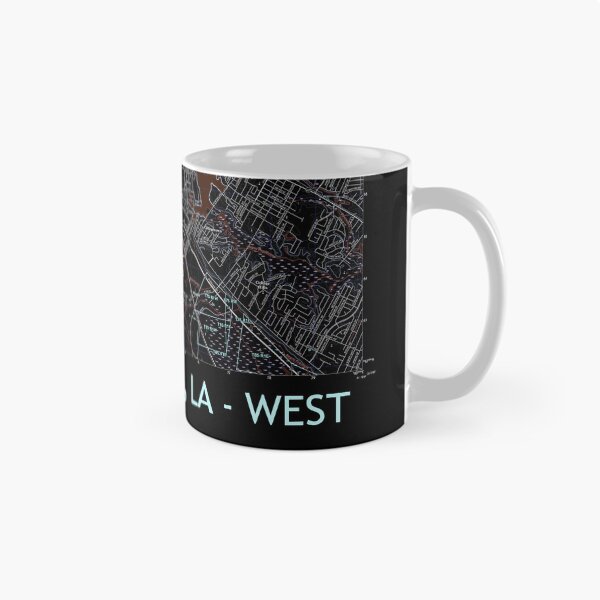 Item preview, Baton Rouge, LA - WEST Topographical Map Dark designed and sold by PGHPhotoCo.