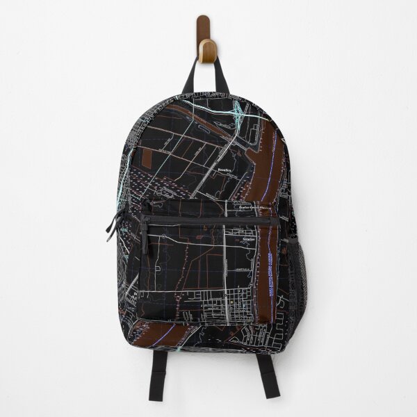 Item preview, Baton Rouge, LA - WEST Topographical Map Dark designed and sold by PGHPhotoCo.