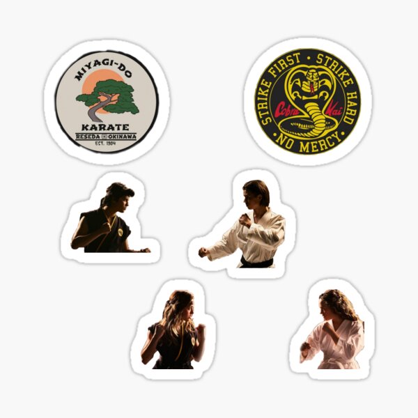 Cobra kai stickers pack Pegatina brillante