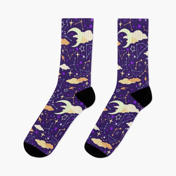Item preview, Constellation Stars and Moons in Halloween Colours designed and sold by evannave.