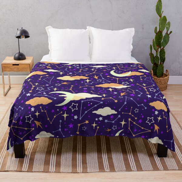 Item preview, Constellation Stars and Moons in Halloween Colours designed and sold by evannave.