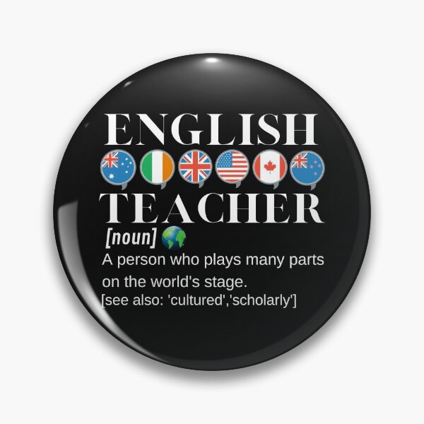 Item preview, English Teacher Definition Shakespeare Flags  designed and sold by Time4German.