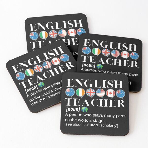 Item preview, English Teacher Definition Shakespeare Flags  designed and sold by Time4German.