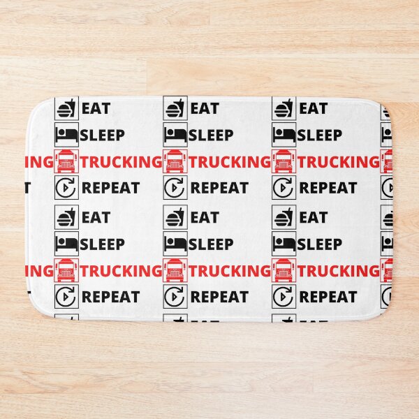 Item preview, EAT SLEEP TRUCKING REPEAT designed and sold by Skeelo702.