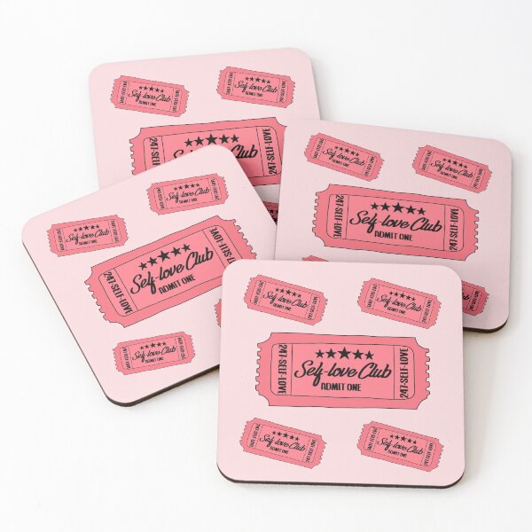 Item preview, self love club admission ticket designed and sold by lemonmake.