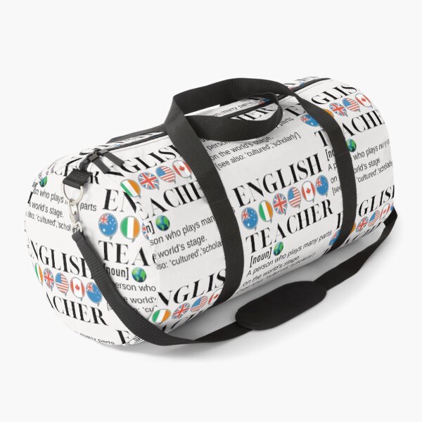 Item preview, English Teacher, Flags and Shakespeare Quote designed and sold by Time4German.