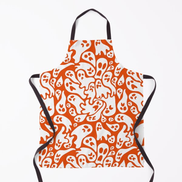 Item preview, Orange and White Ghost patterns designed and sold by TMBTM.
