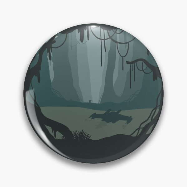 Item preview, Dagobah Swamp Planet Minimalist designed and sold by hmyerpost.