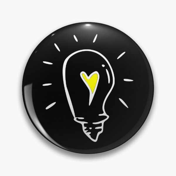 Item preview, Lightbulb with heart designed and sold by TShirtsByMs.