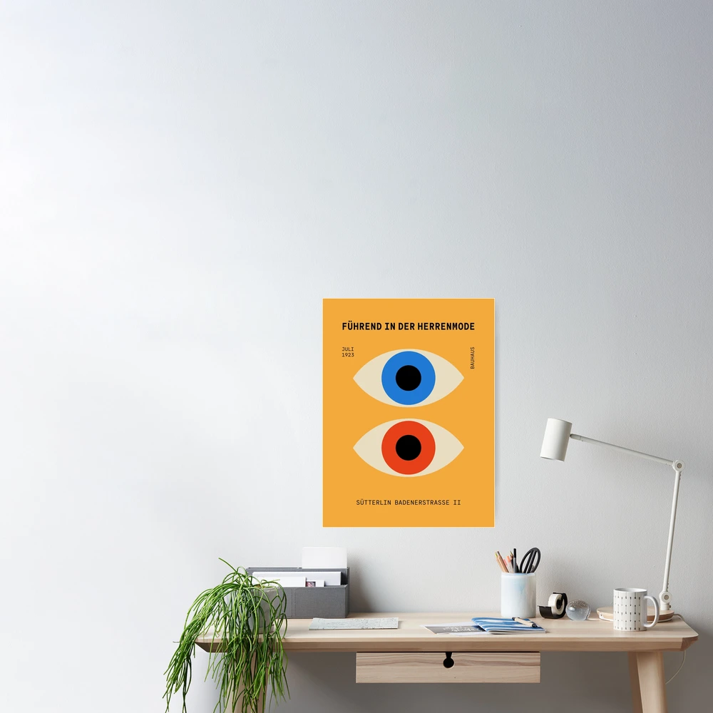 Bauhaus Eye Poster