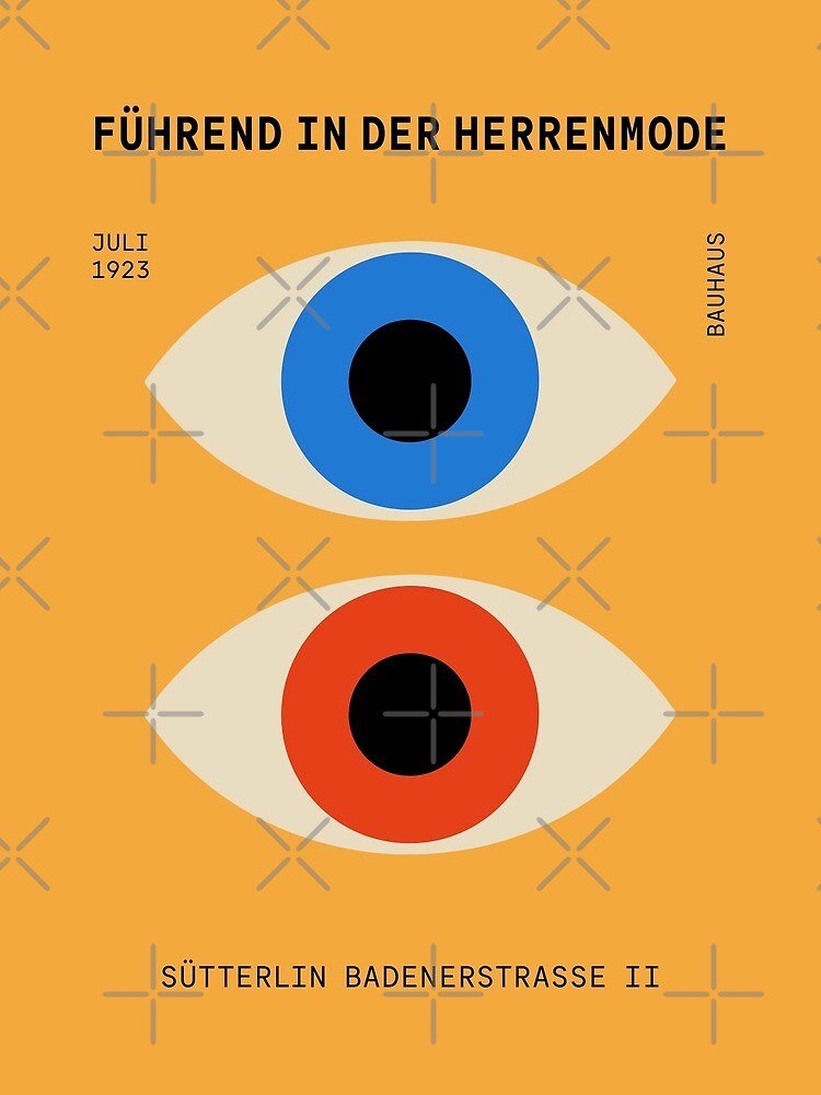 Eyes, Bauhaus Poster III Poster for Sale by karanwashere