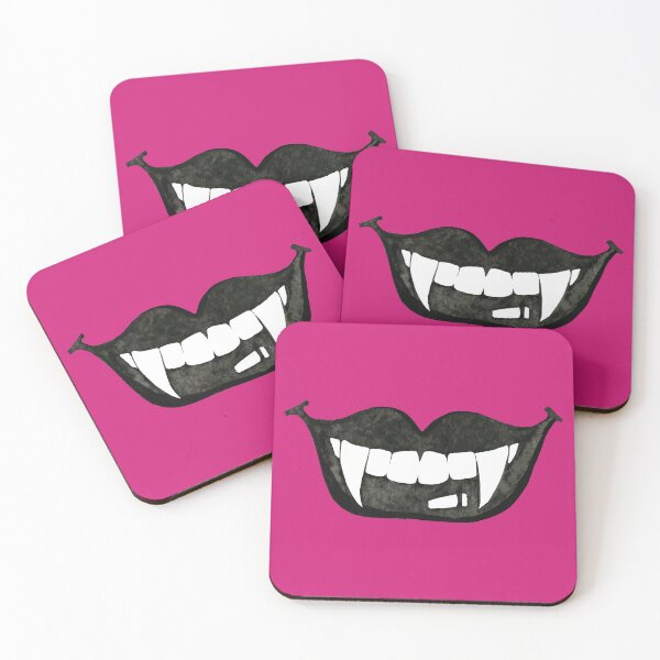 Item preview, Black and Pink Vampire Fangs - Last Minute Halloween Costume designed and sold by LookFrog.