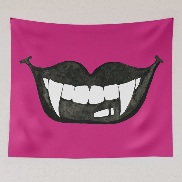 Item preview, Black and Pink Vampire Fangs - Last Minute Halloween Costume designed and sold by LookFrog.
