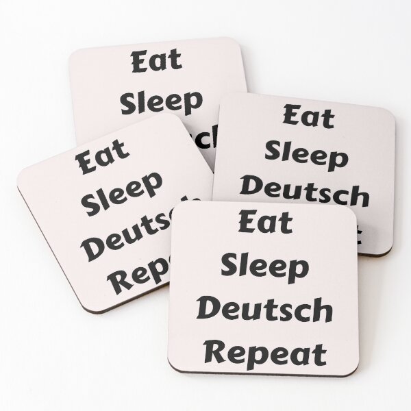 Item preview, Eat Sleep Deutsch Repeat designed and sold by Time4German.